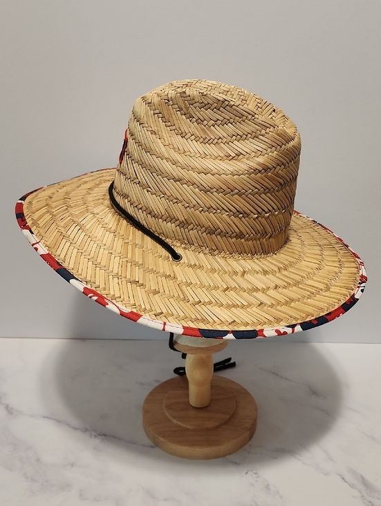 Hurley Straw Hat with Red and Black Accents main image 6